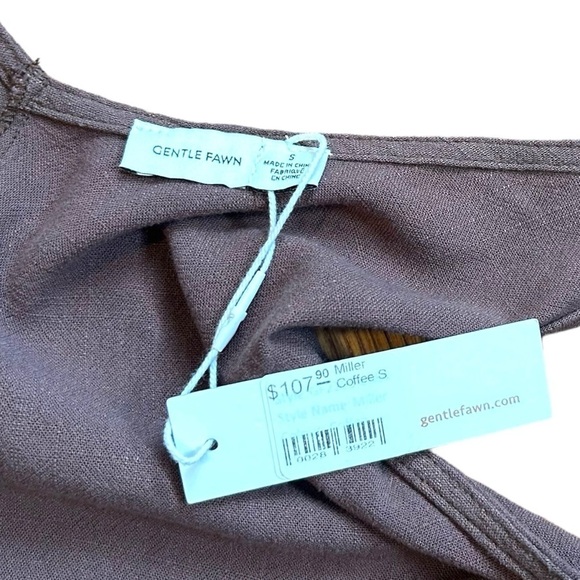 Gentle Fawn Miller Romper- Coffee - Picture 13 of 15